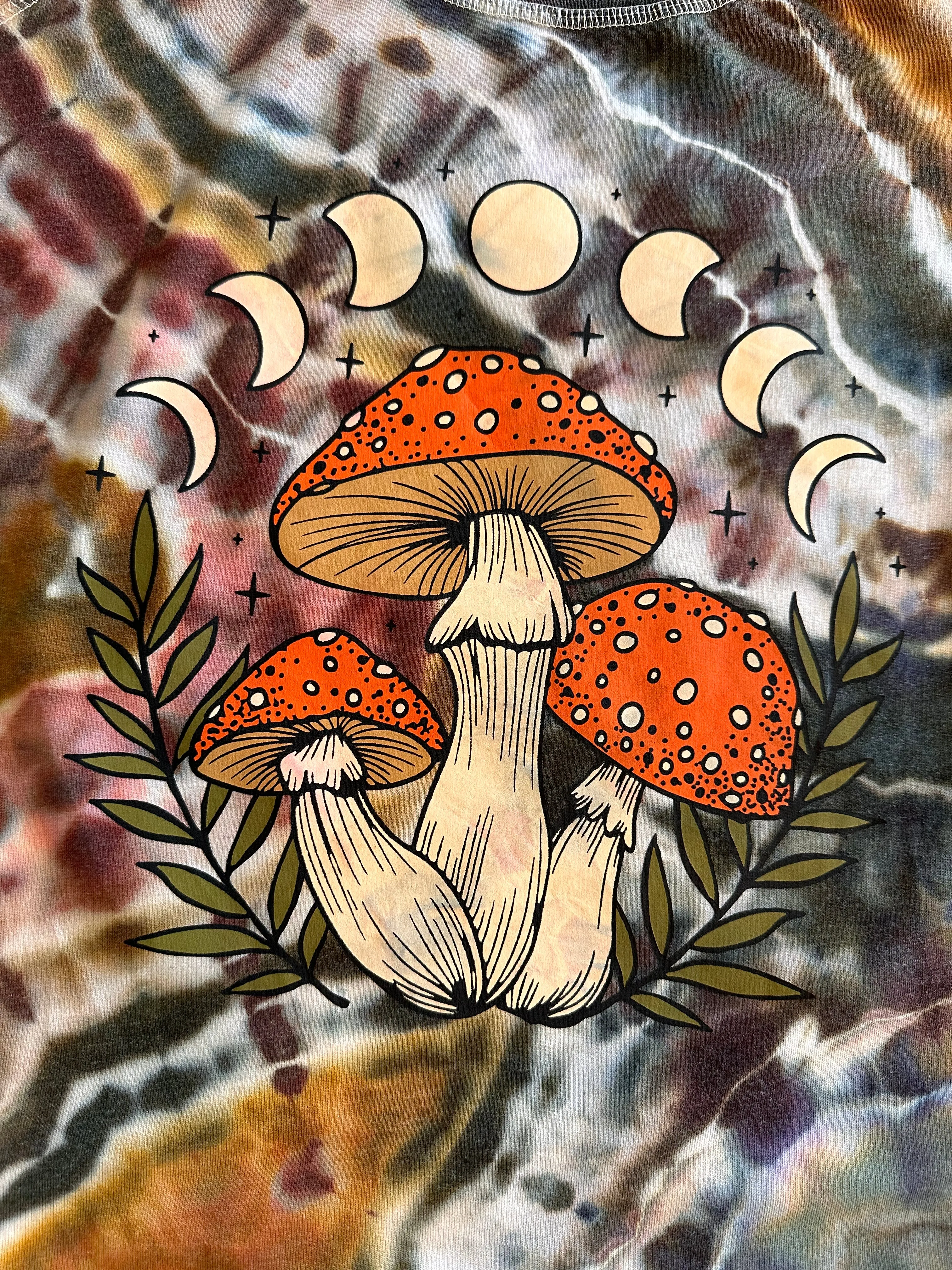 2 Custom Geode Hoodies and Geode Mushroom Moon Lounge Set for Heather