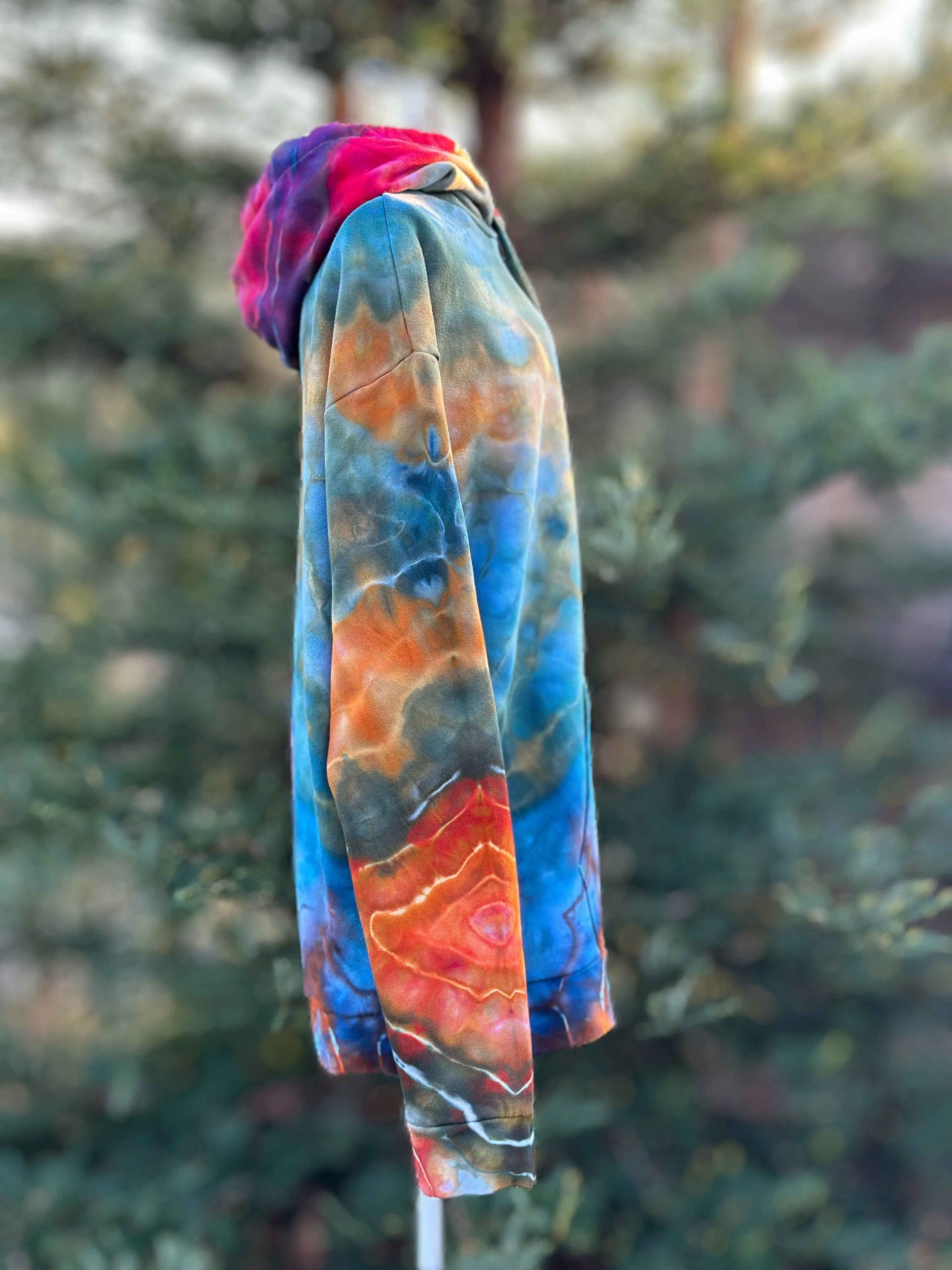 2 Custom Geode Hoodies and Geode Mushroom Moon Lounge Set for Heather