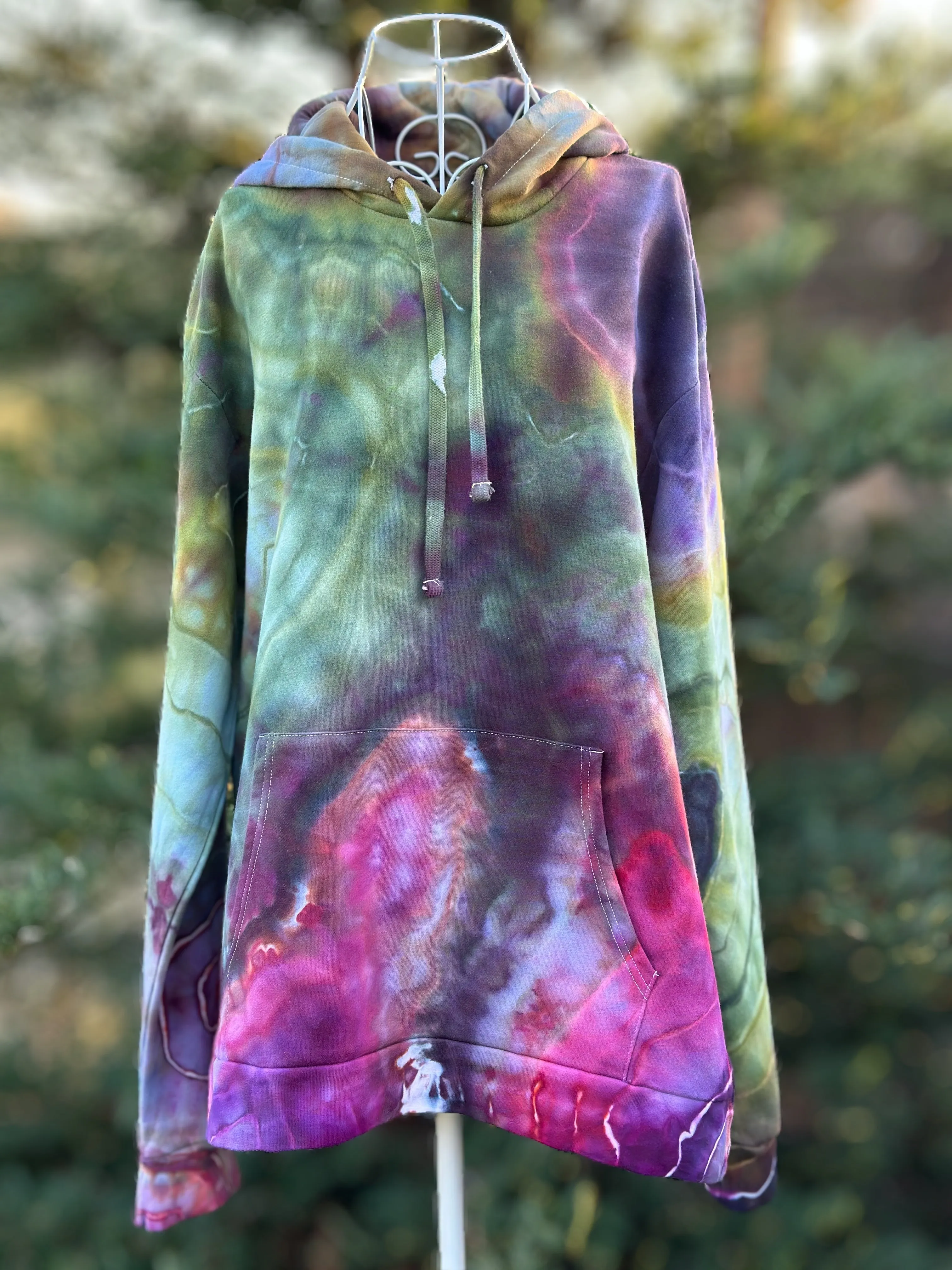 2 Custom Geode Hoodies and Geode Mushroom Moon Lounge Set for Heather