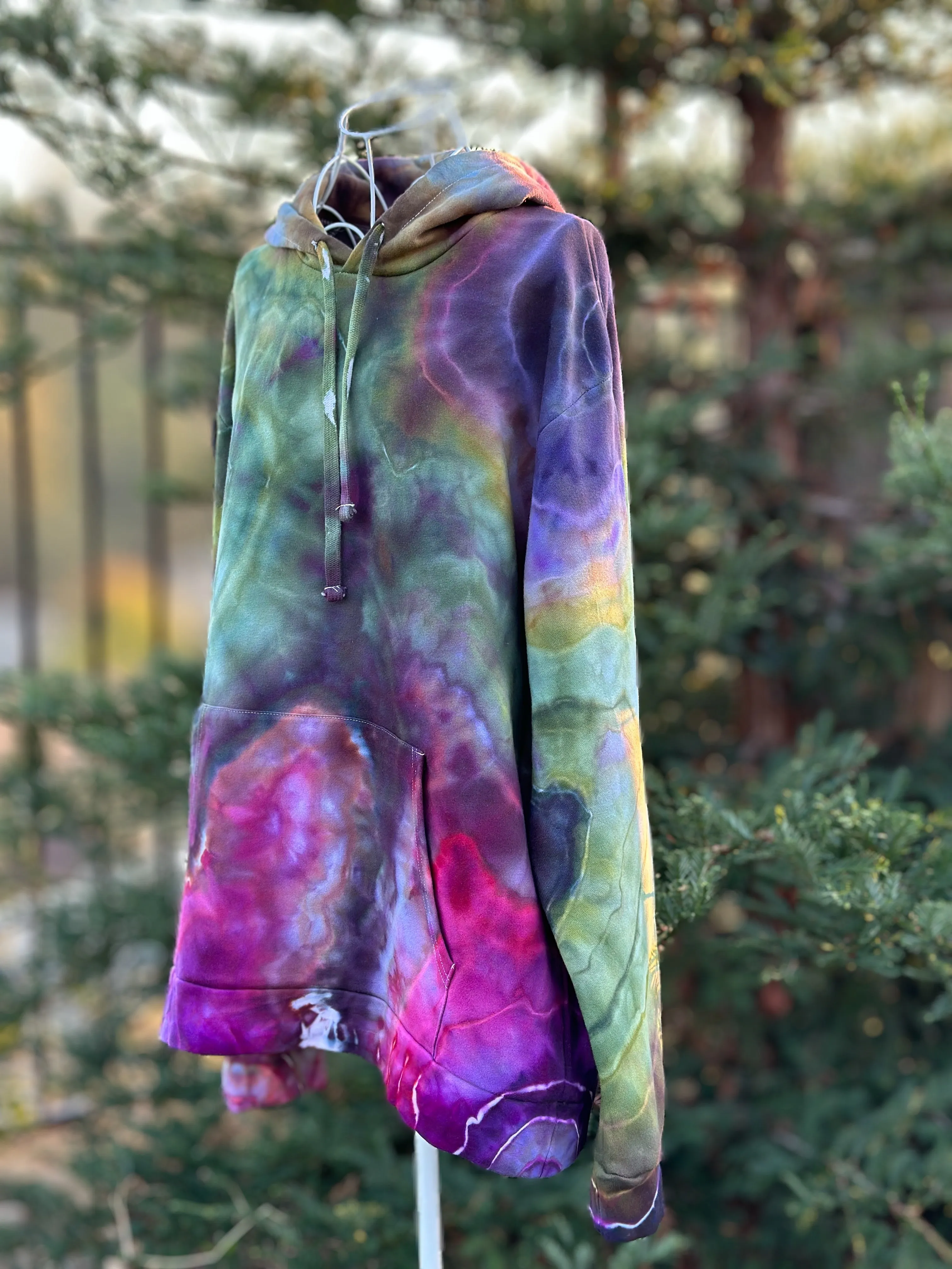 2 Custom Geode Hoodies and Geode Mushroom Moon Lounge Set for Heather