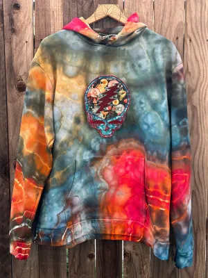 2 Custom Geode Hoodies and Geode Mushroom Moon Lounge Set for Heather