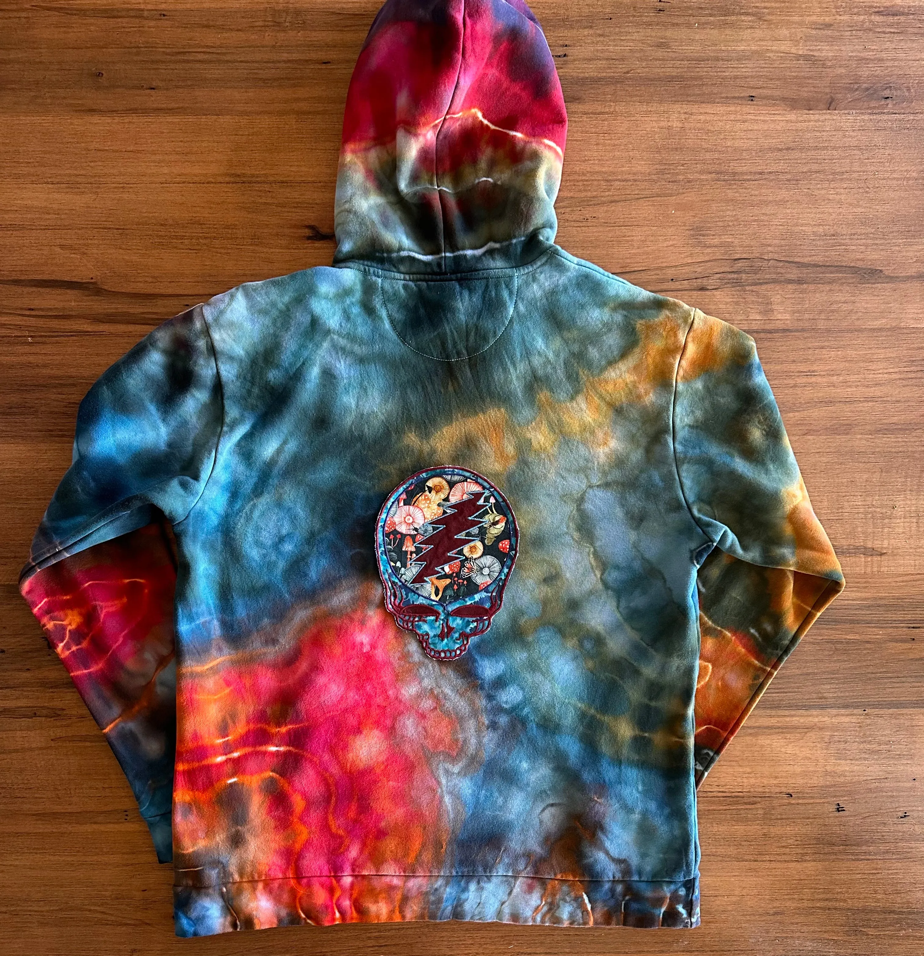 2 Custom Geode Hoodies and Geode Mushroom Moon Lounge Set for Heather