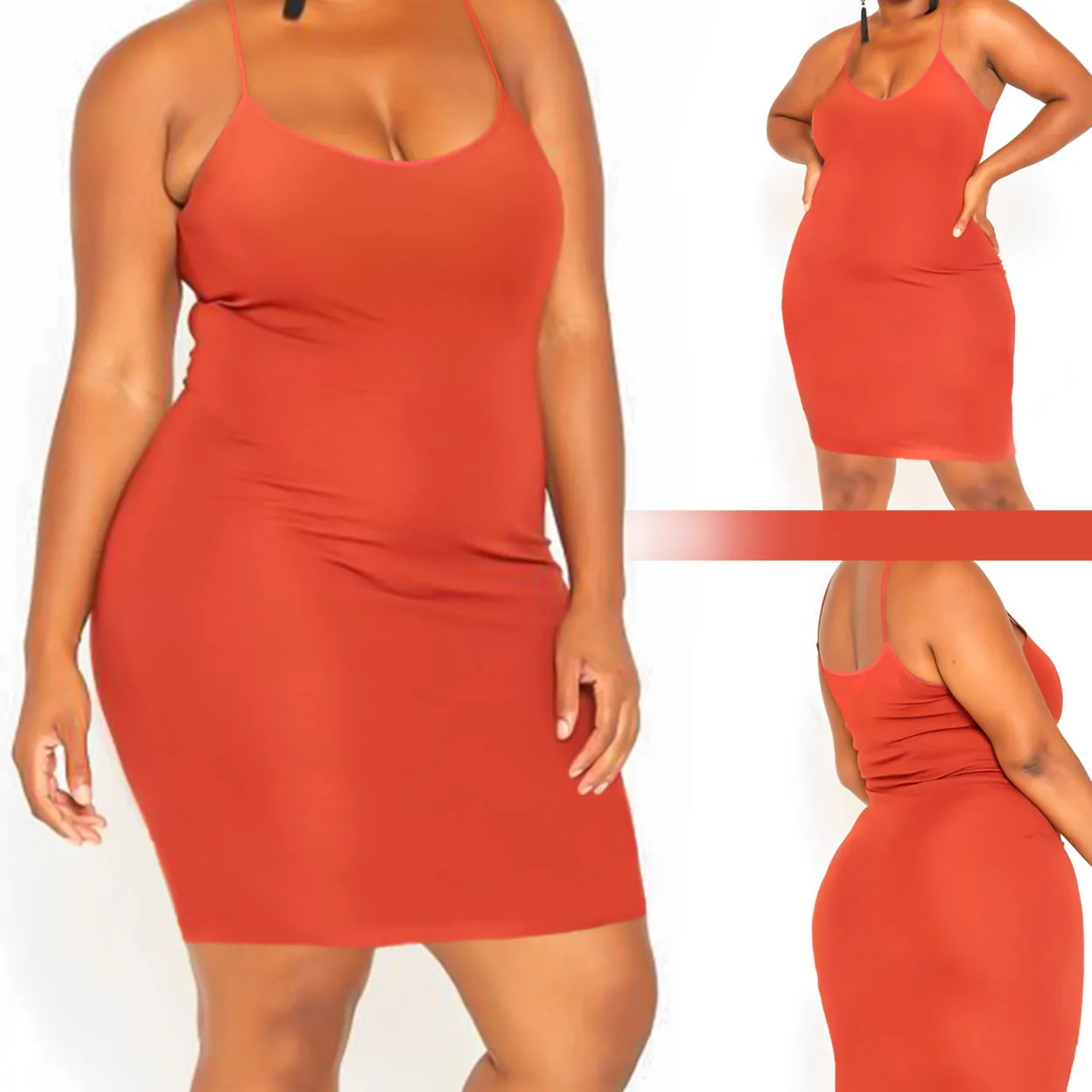 2-Pack: Mystery Deal: Ladies Seamless Long Poly Camisole Dress