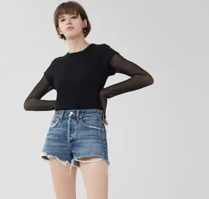 AGOLDE - Parker Vintage Cut-Off Short in Rock Steady