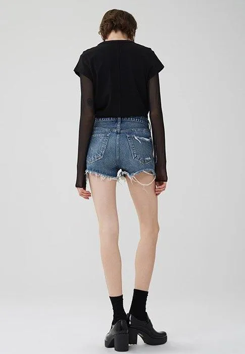 AGOLDE - Parker Vintage Cut-Off Short in Rock Steady