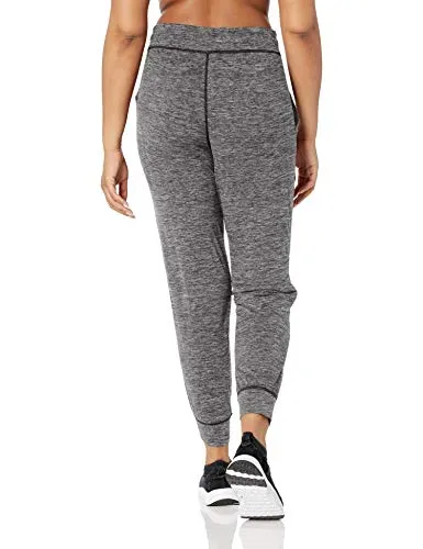 Amazon Essentials Women's Brushed Tech Stretch Jogger Pant, Dark Grey Spacedye, X-Large