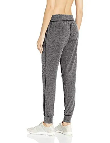 Amazon Essentials Women's Brushed Tech Stretch Jogger Pant, Dark Grey Spacedye, X-Large