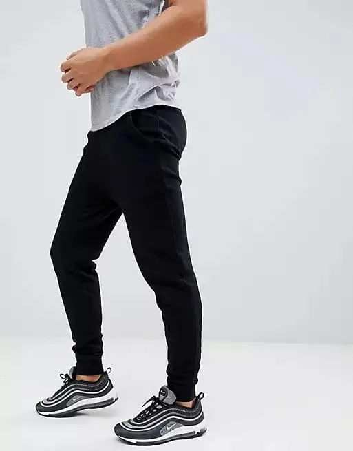ASOS -  Skinny Sweatpants In Black