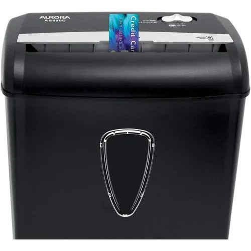 Aurora 8-Sheet Cross-Cut Paper Shredder