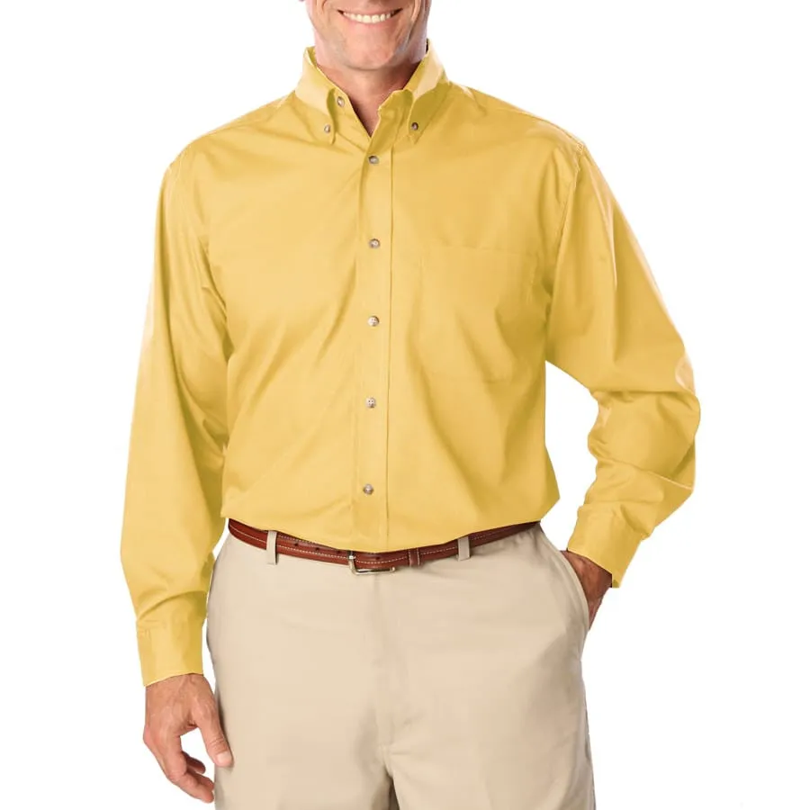 Blue Generation Men's TALL Long Sleeve Easy Care Poplin Shirt