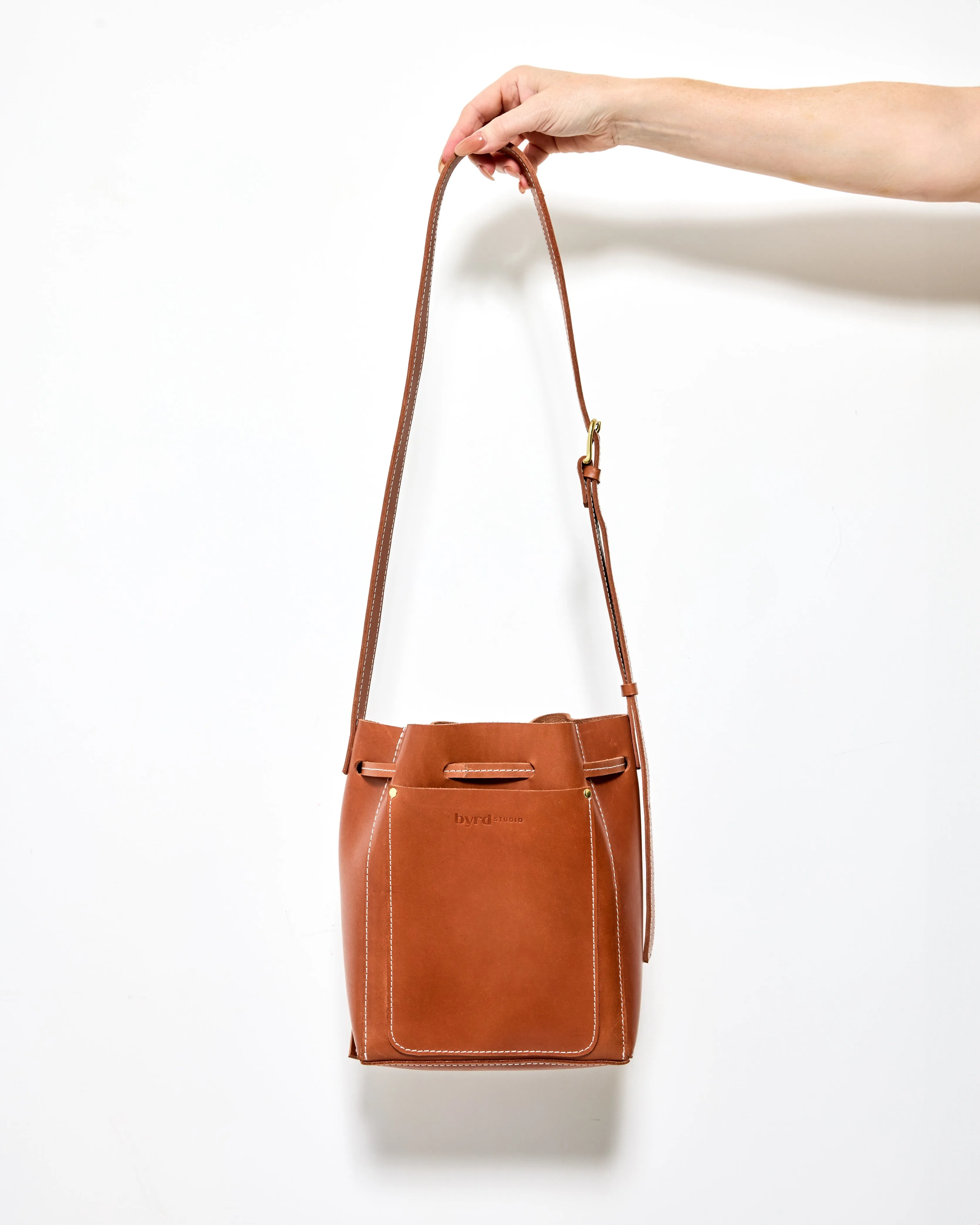 BUCKET LIST Bag by Byrd Studio - Toffee Tan Leather