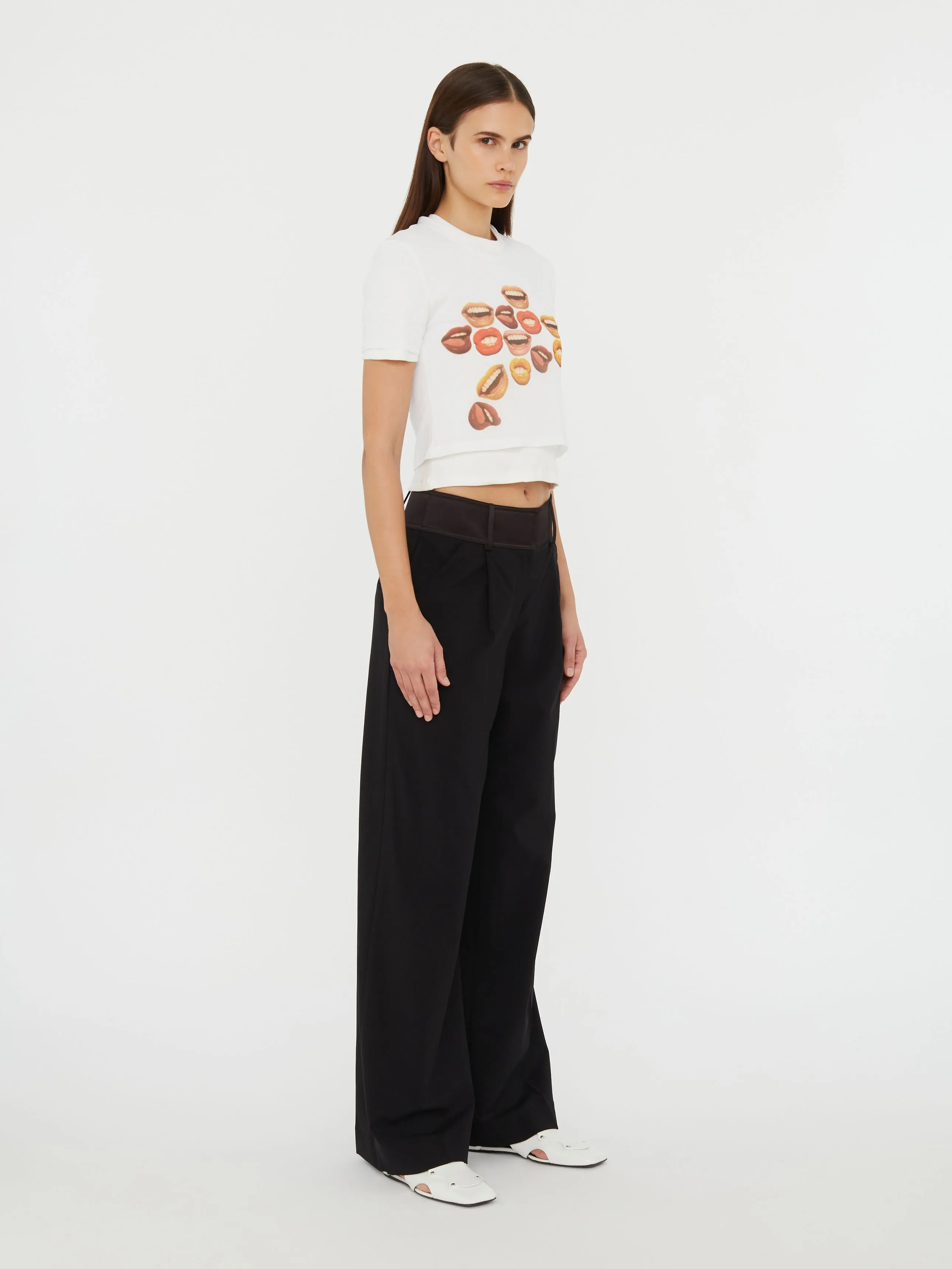 Chatter Sheer Overlay Tee