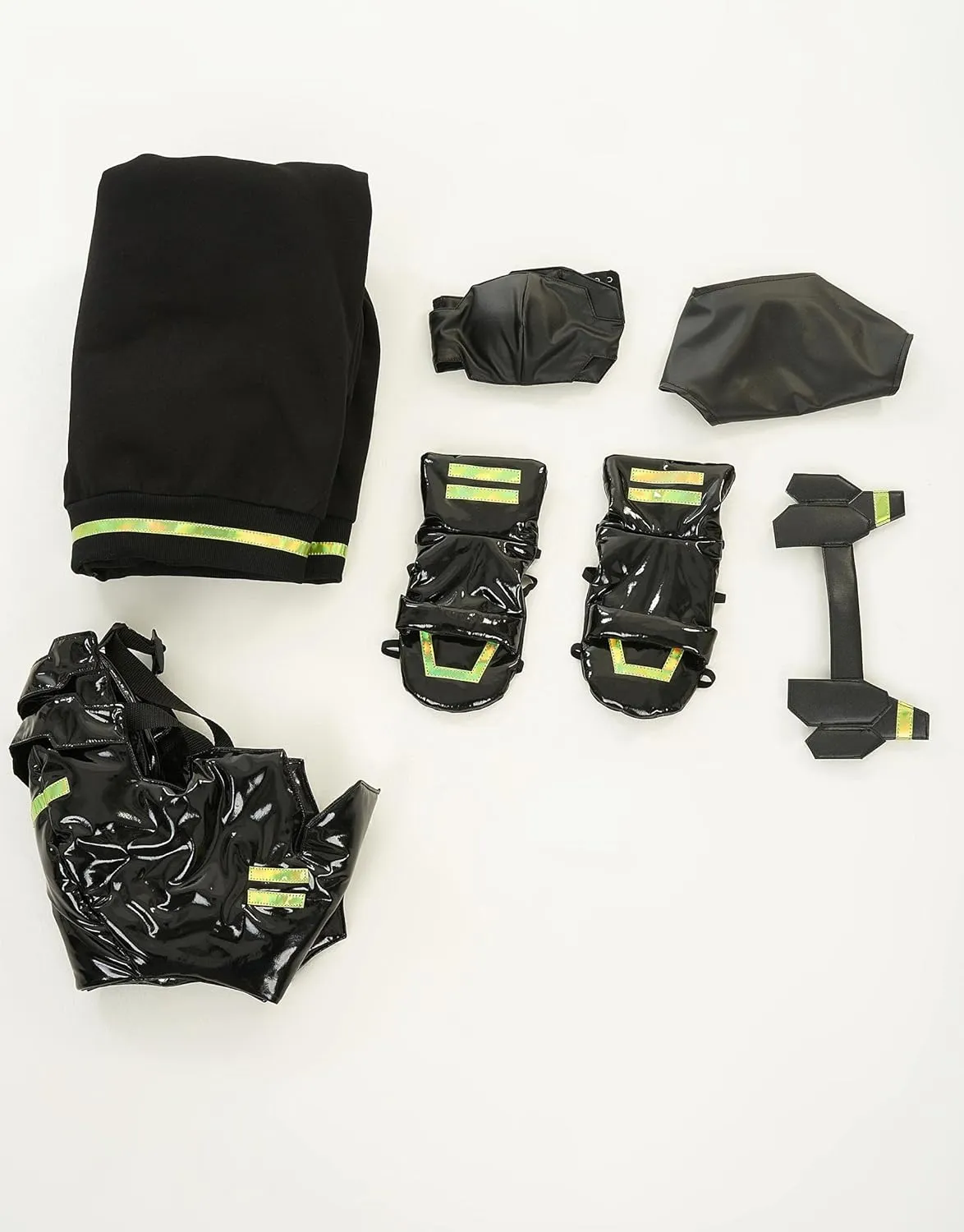 Cosplay.fm Womens Cosplay Costume Punk Jacket Set with Shoe Cover Hair Band and Stickers