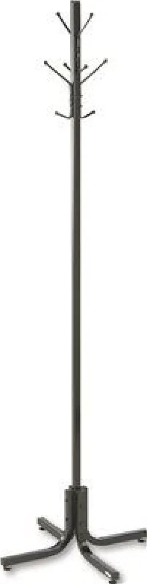 Costumer Four Ball-Tipped Double-Hooks Metal Black