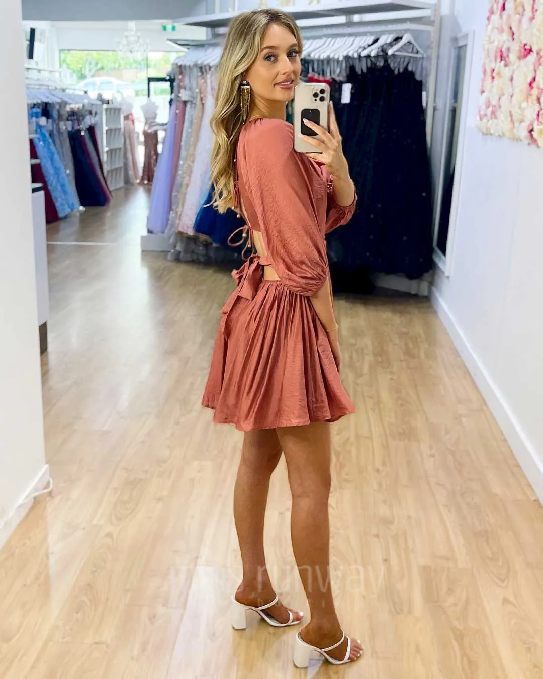 Diane Mini Dress - Mauve