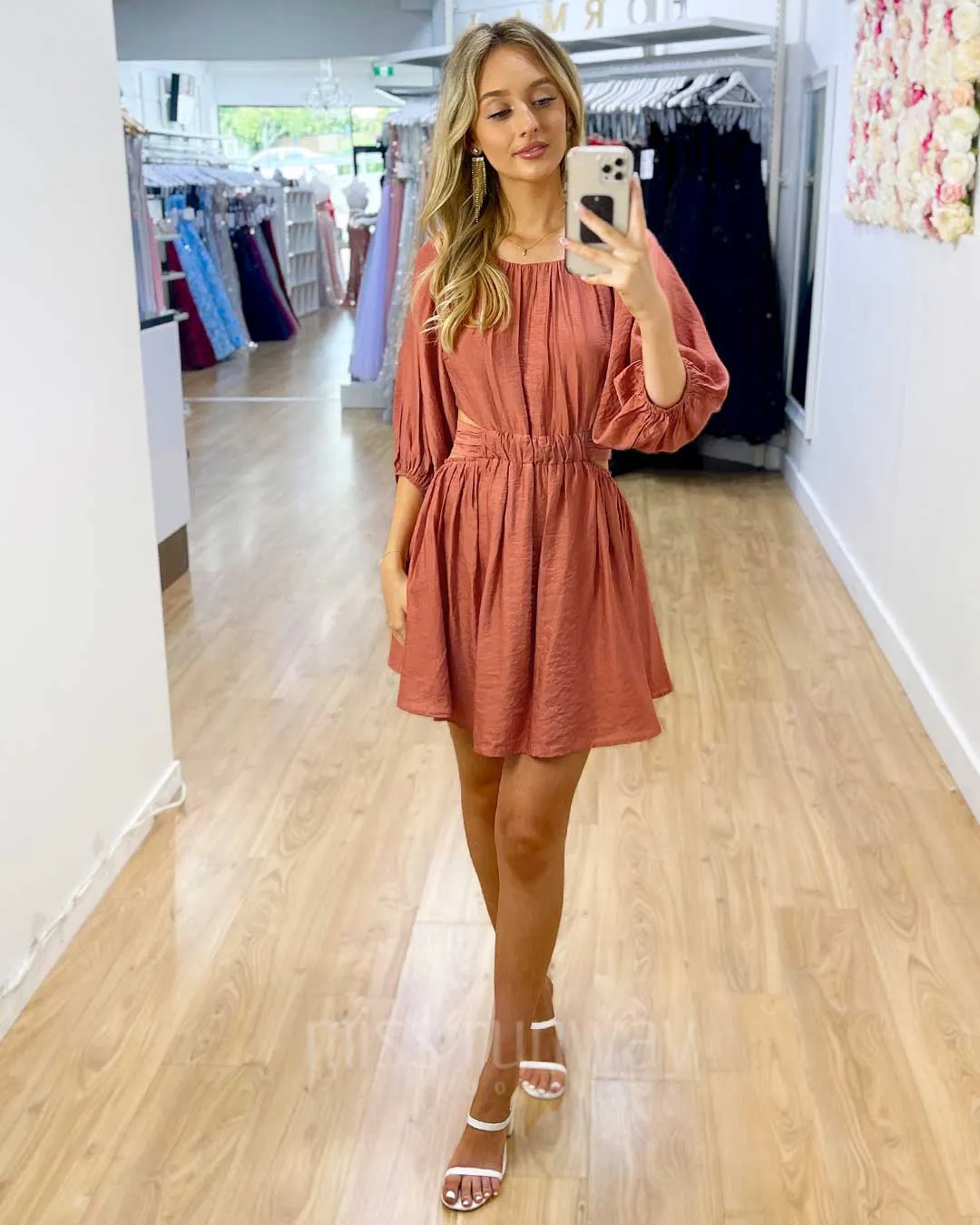Diane Mini Dress - Mauve