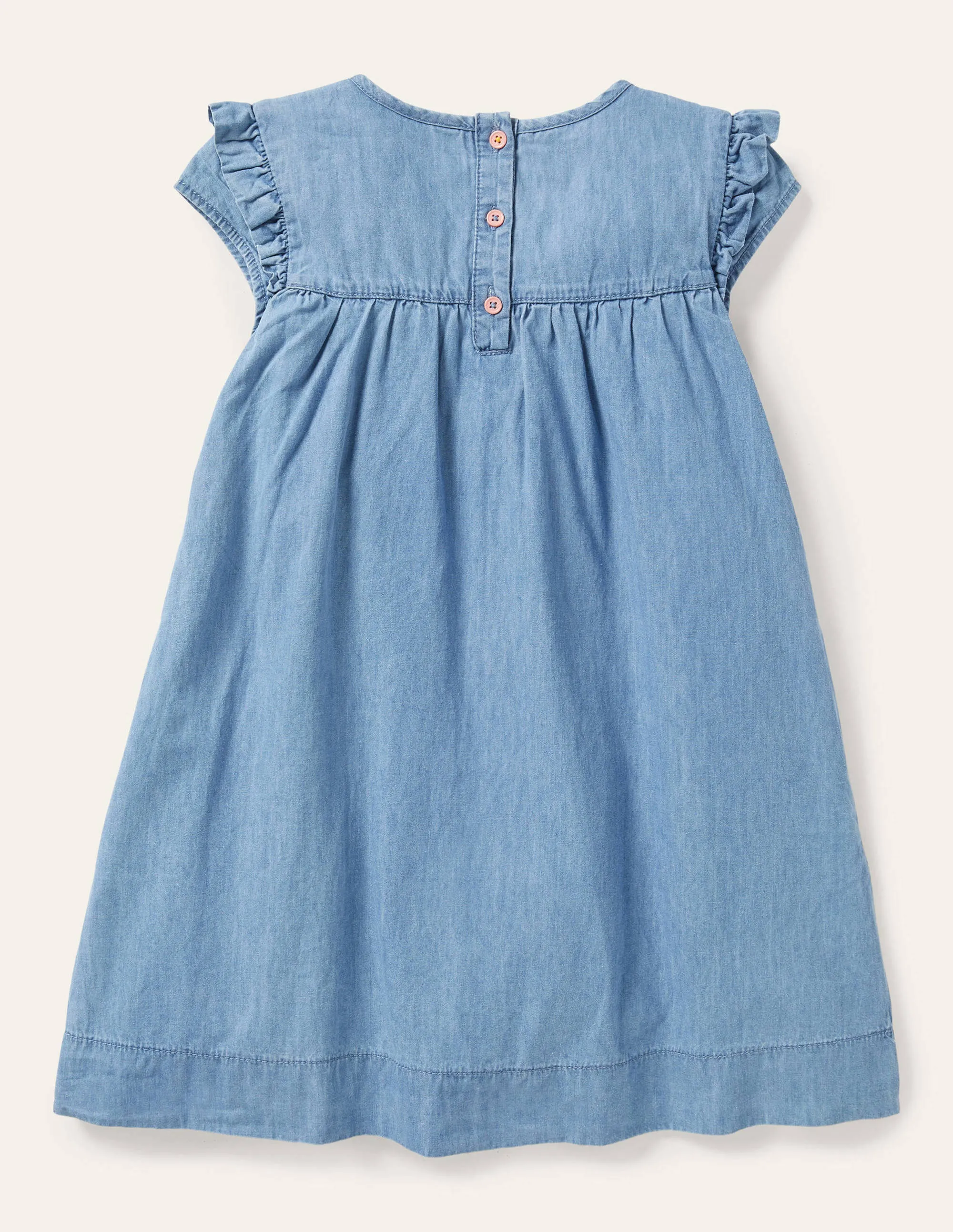 Easy Everyday Dress-Chambray