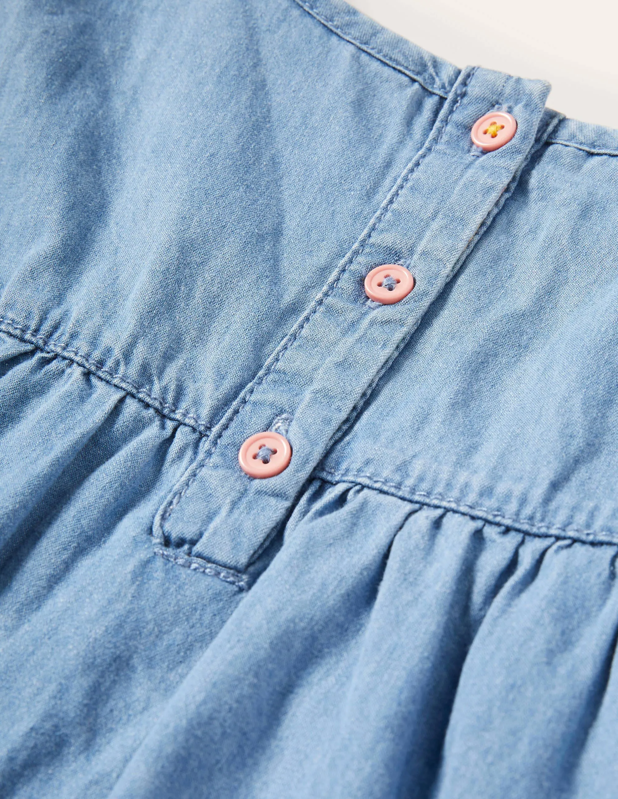 Easy Everyday Dress-Chambray