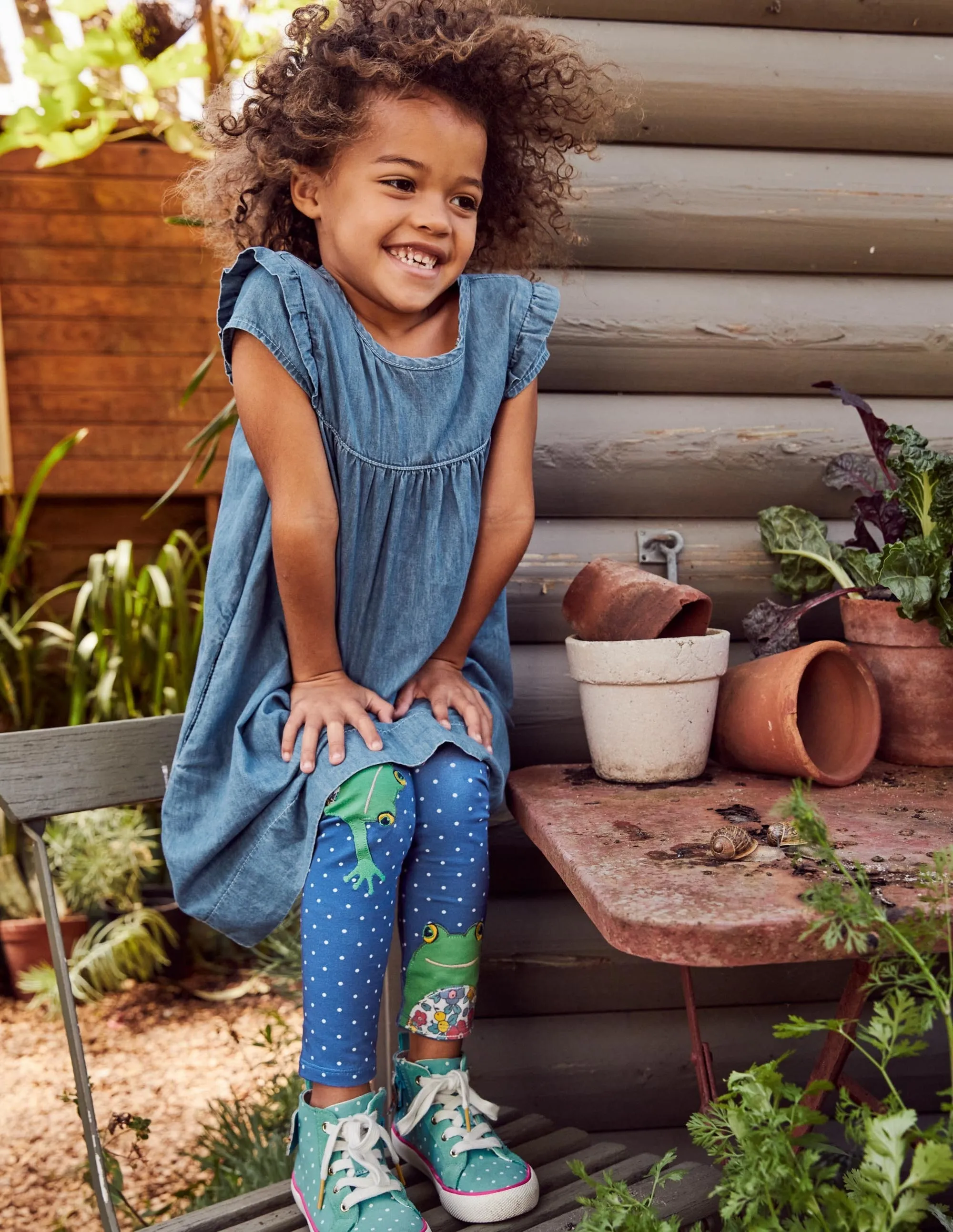 Easy Everyday Dress-Chambray