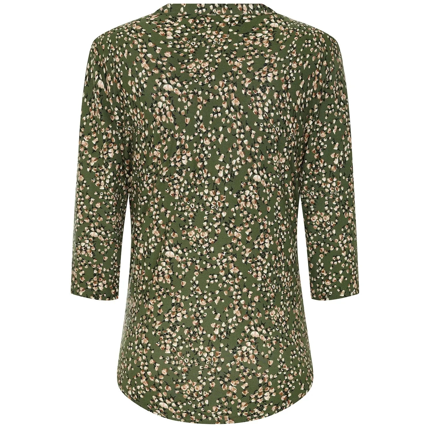 EMRECO Khaki Print Blouse