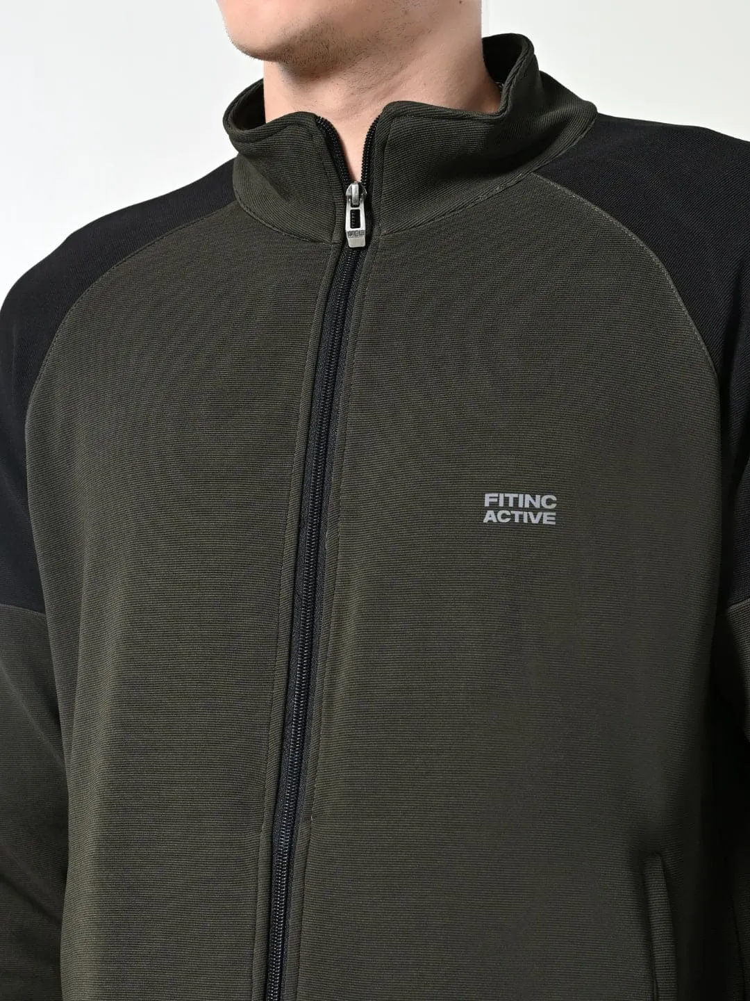 FITINC All-Weather Sports & Casual Jacket for Men - Green