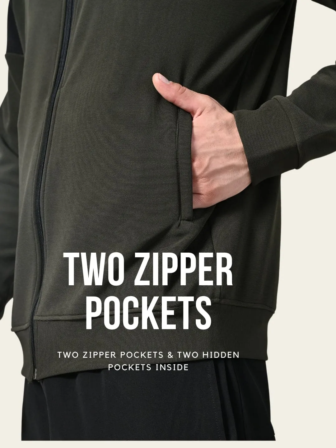 FITINC All-Weather Sports & Casual Jacket for Men - Green