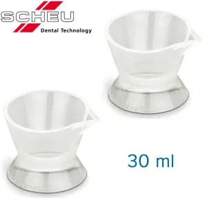Godet Mélange Bec Verseur Silicone 30 ml x 2 Pièces
