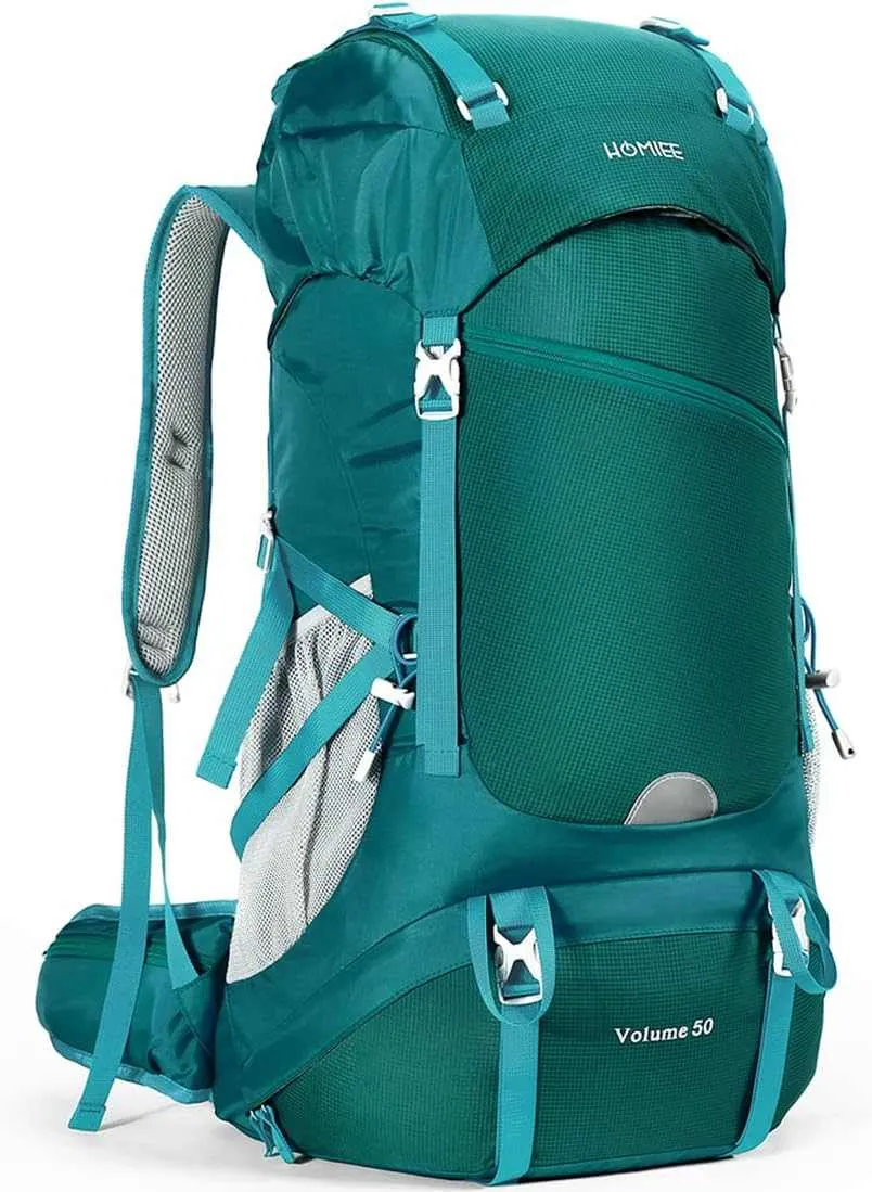 HOMIEE 50L Hiking Backpack Travel Bag