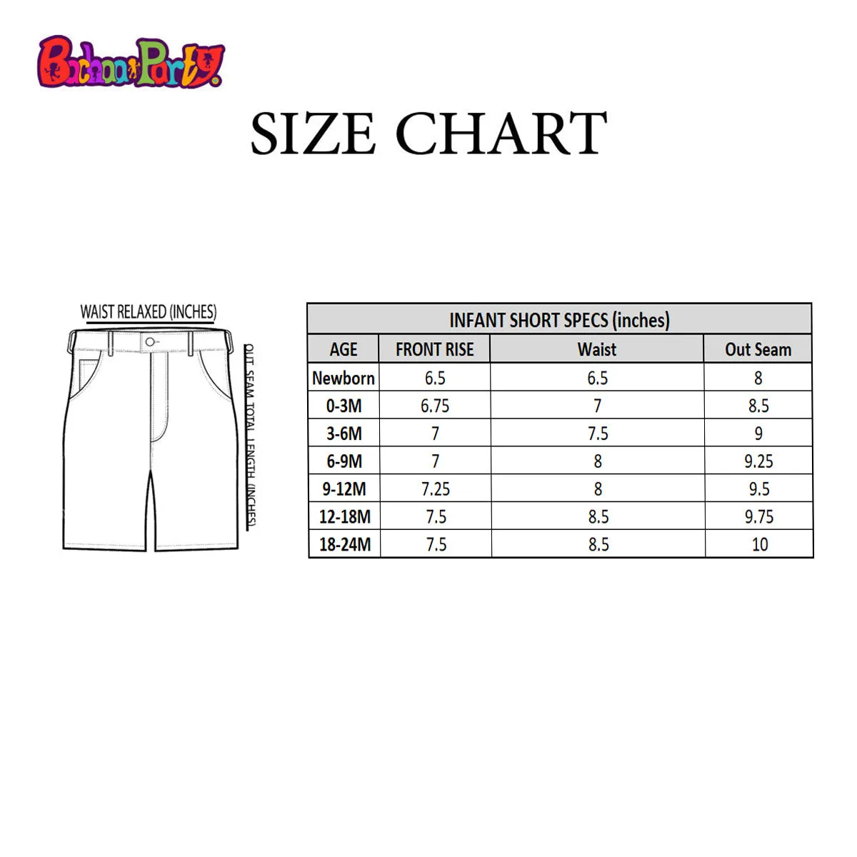 Infant Boys Denim Short Cool kid - Ice Blue