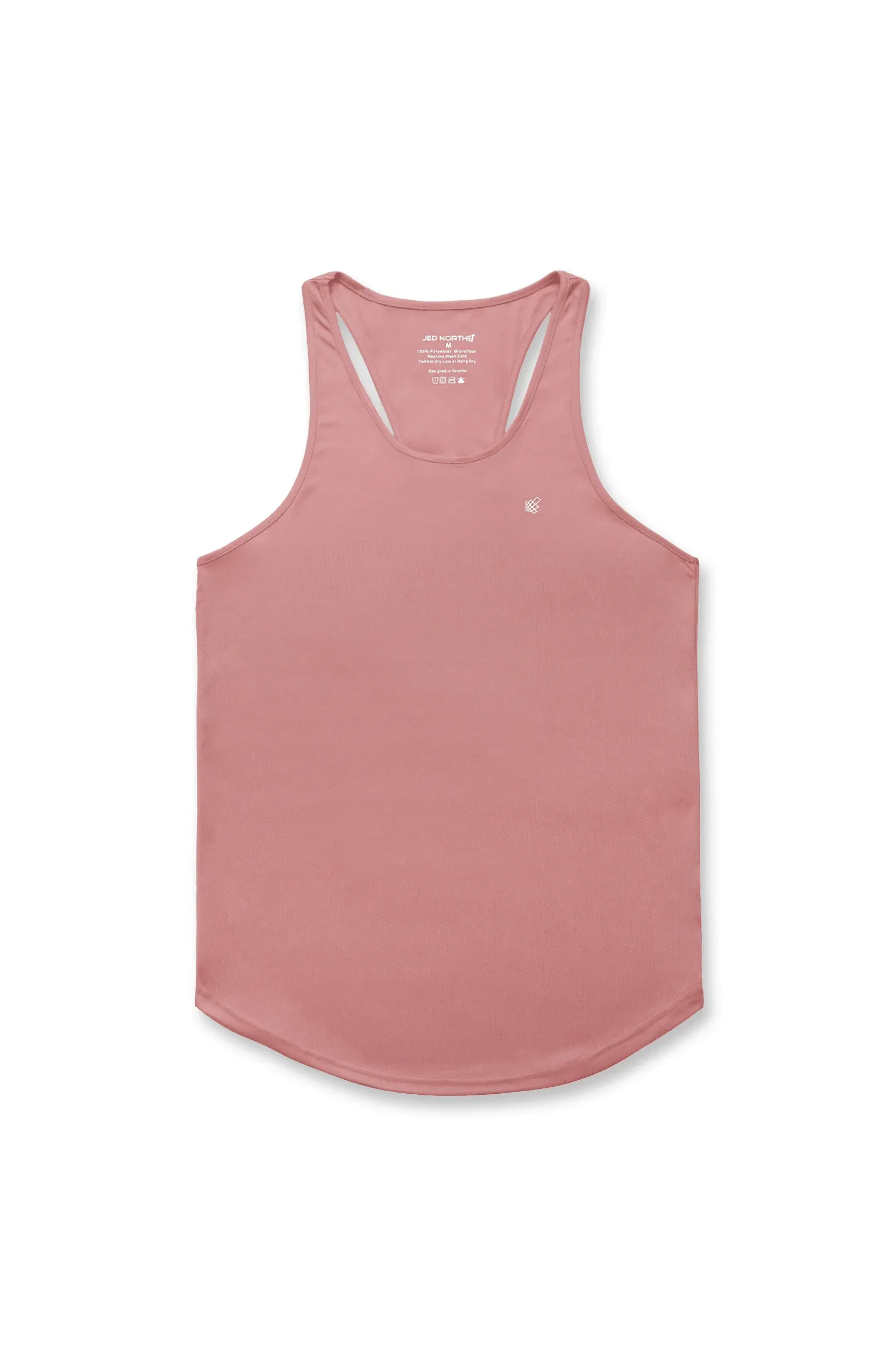 Jed North Microfiber Dri-fit tank salmon pink