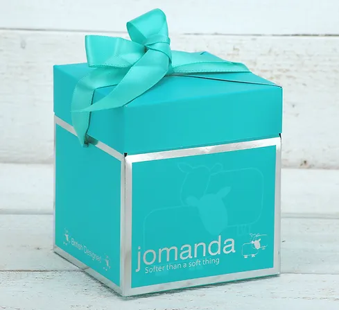Jomanda Mini Snuggly Bunny Baby Brown With Pop up Box