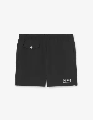 Kenzo Black Classic Swim Shorts