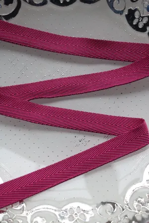Magenta 13/16" Twill Tape