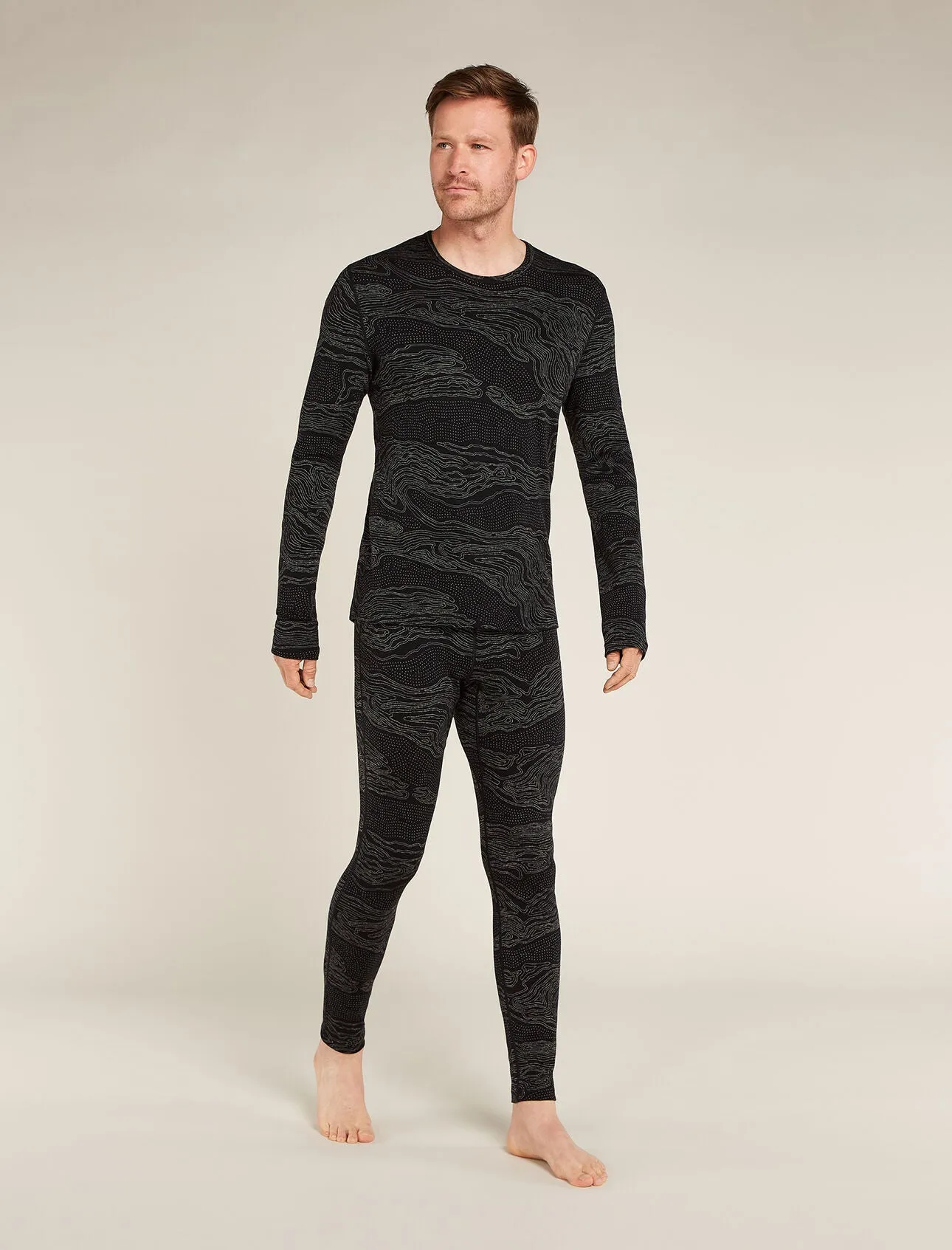 Mens Merino 260 Vertex LS Crewe Thermal Top Snow Guide