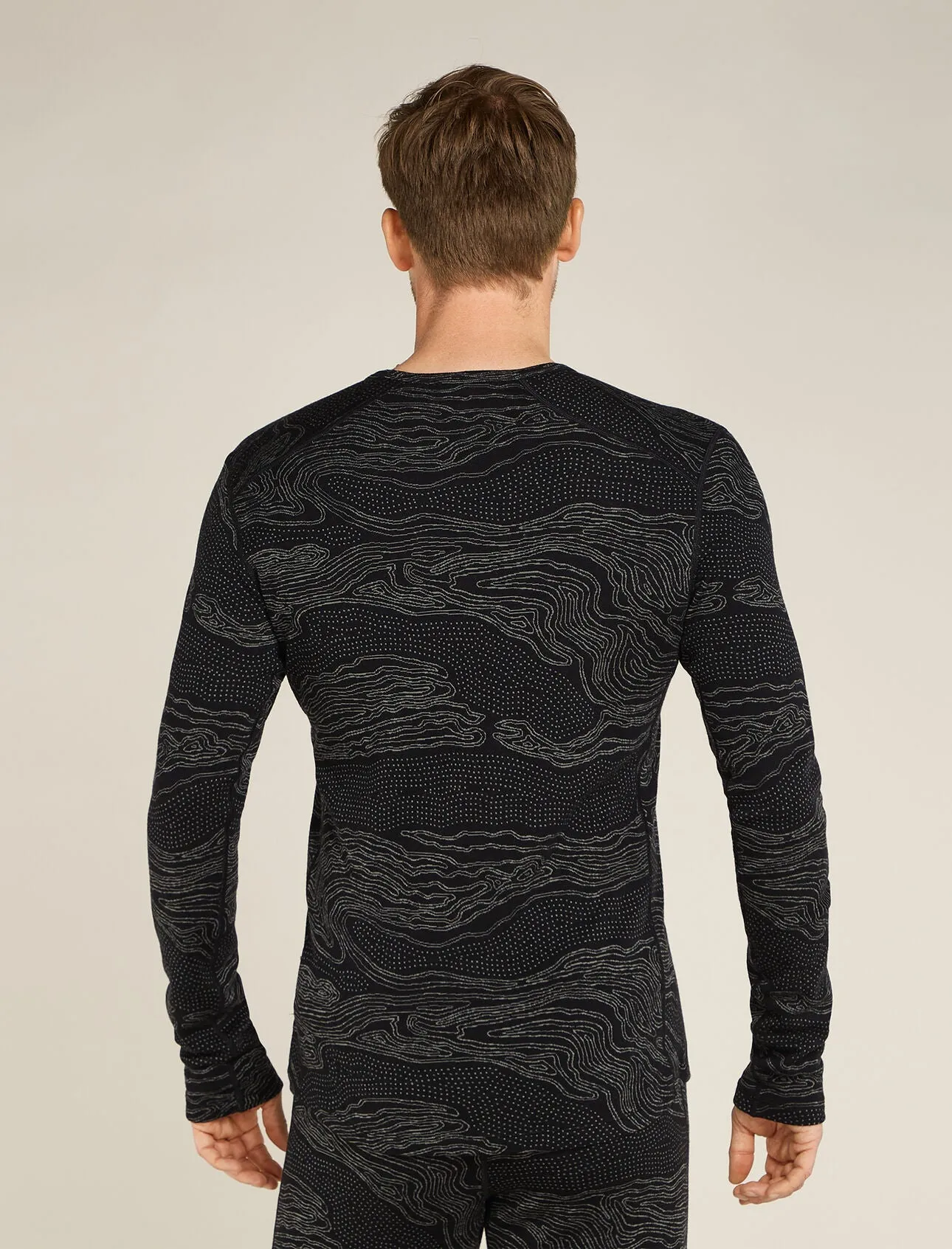 Mens Merino 260 Vertex LS Crewe Thermal Top Snow Guide