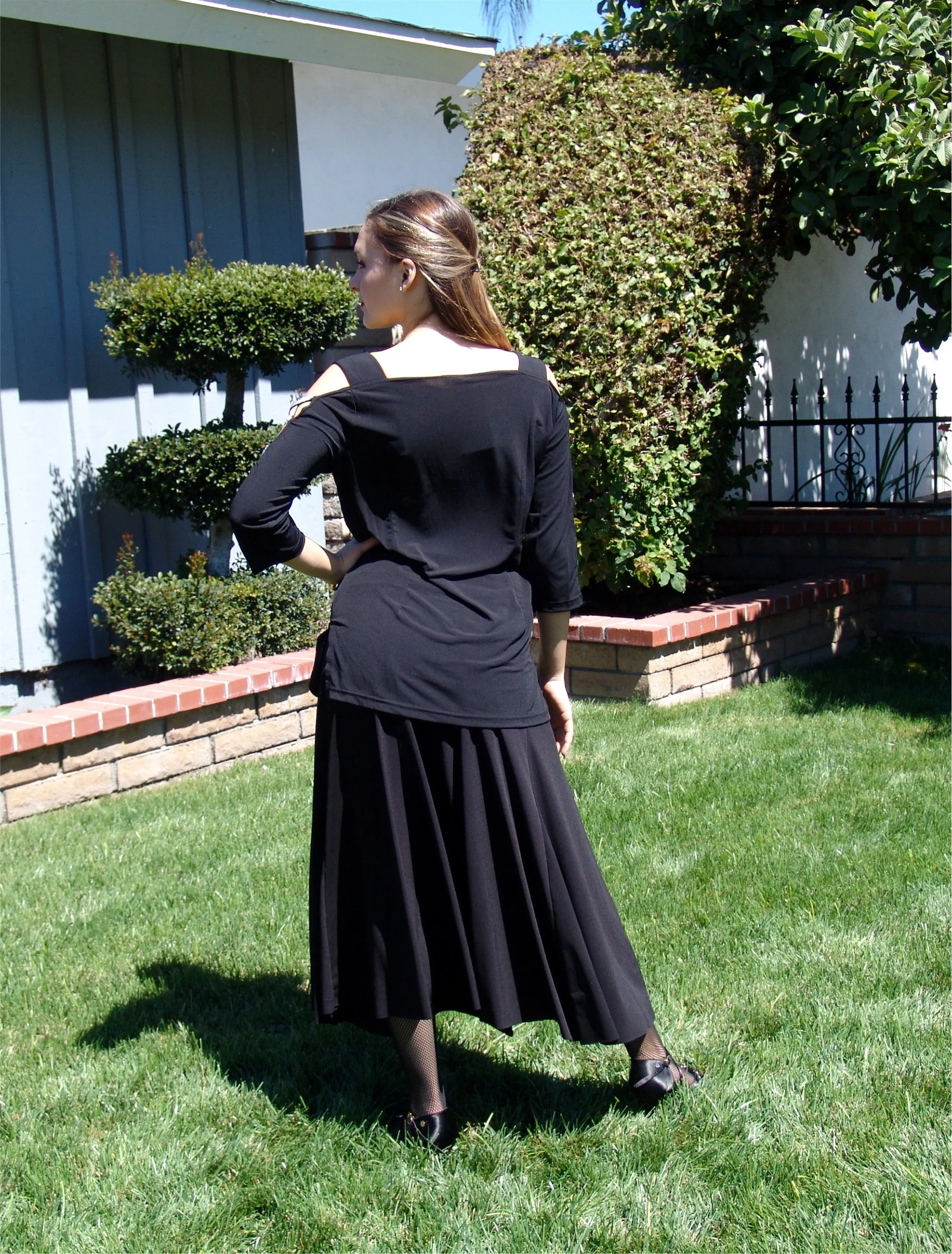 NUG BLACK STRETCH AMERICAN SMOOTH SKIRT