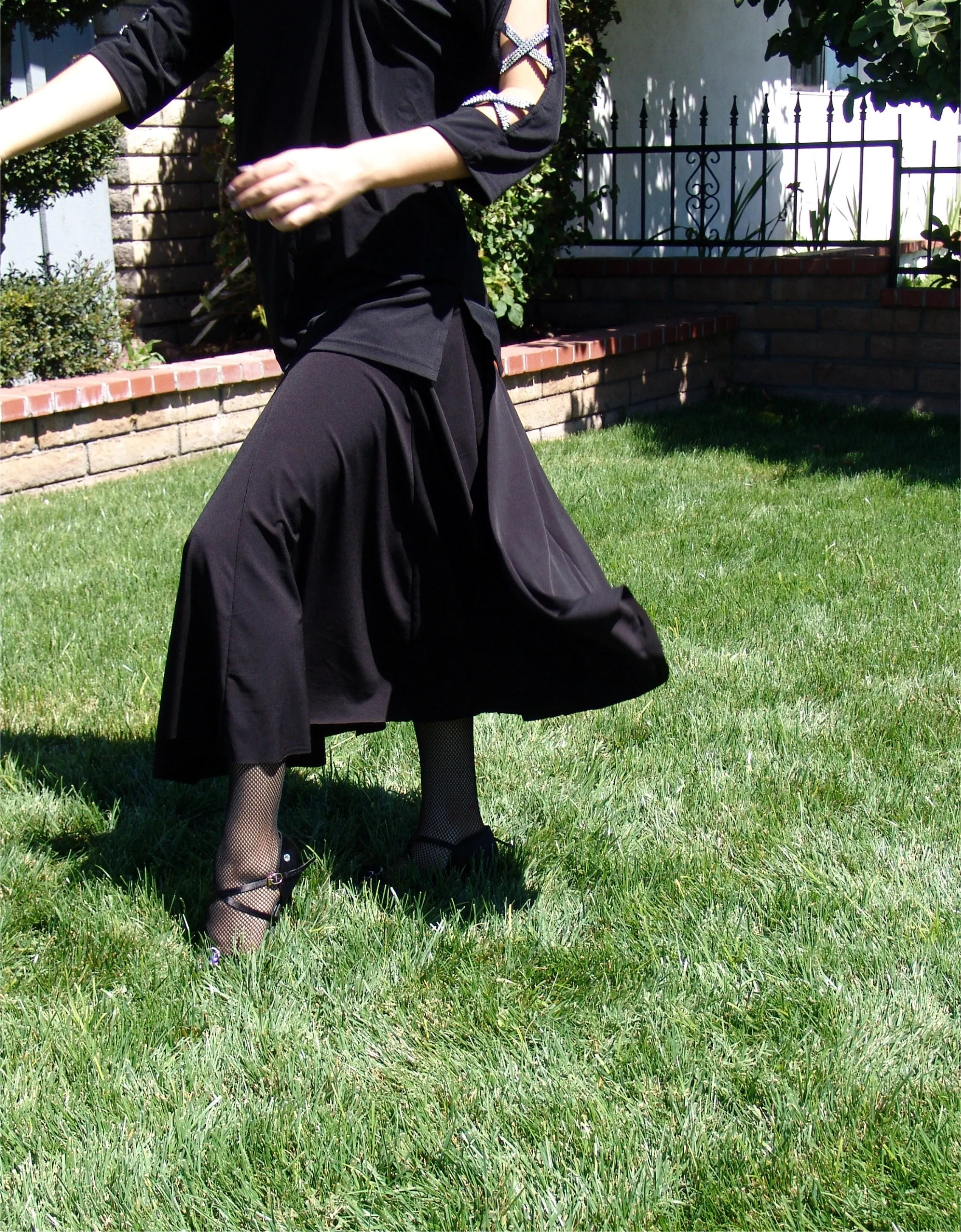 NUG BLACK STRETCH AMERICAN SMOOTH SKIRT