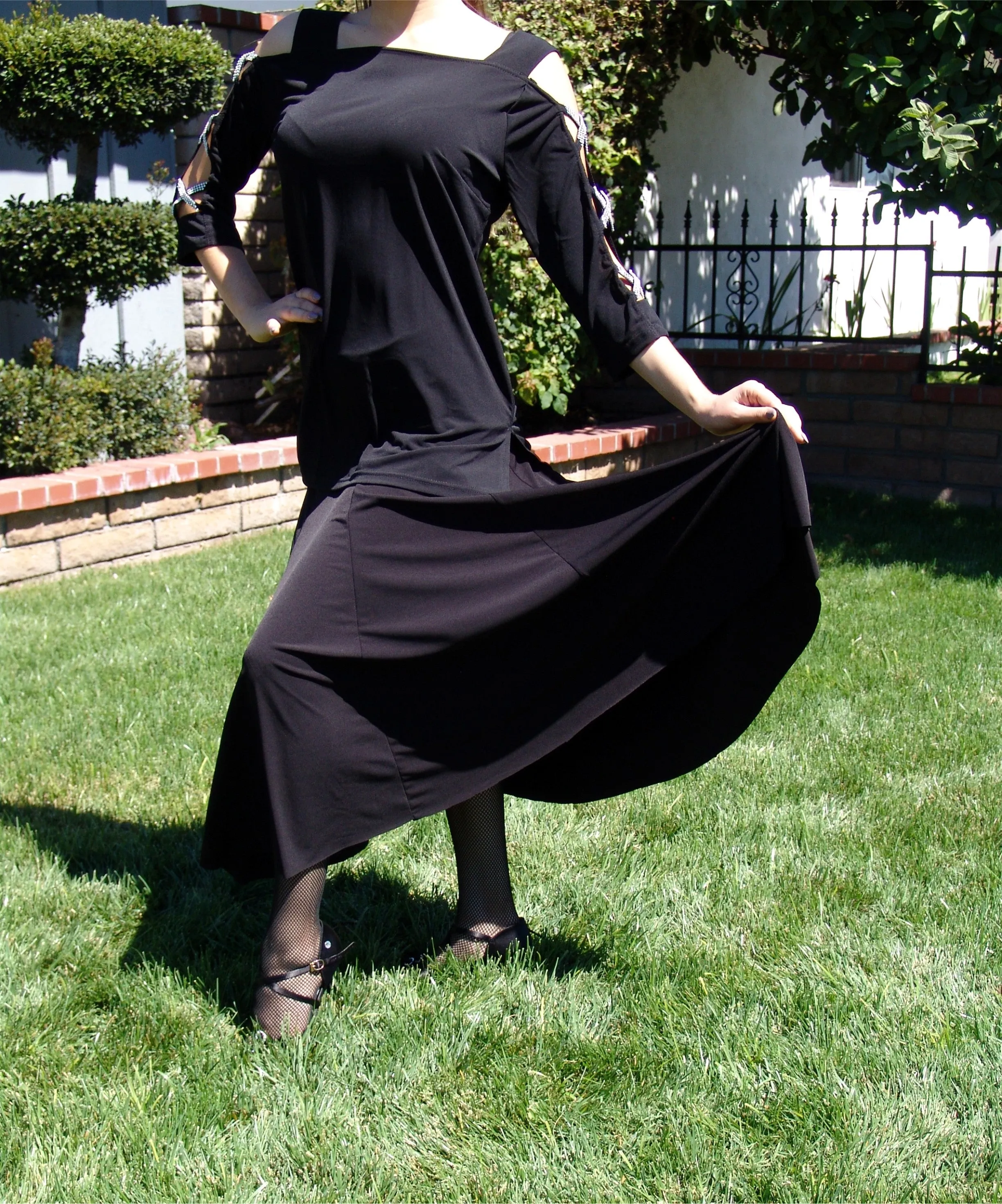 NUG BLACK STRETCH AMERICAN SMOOTH SKIRT