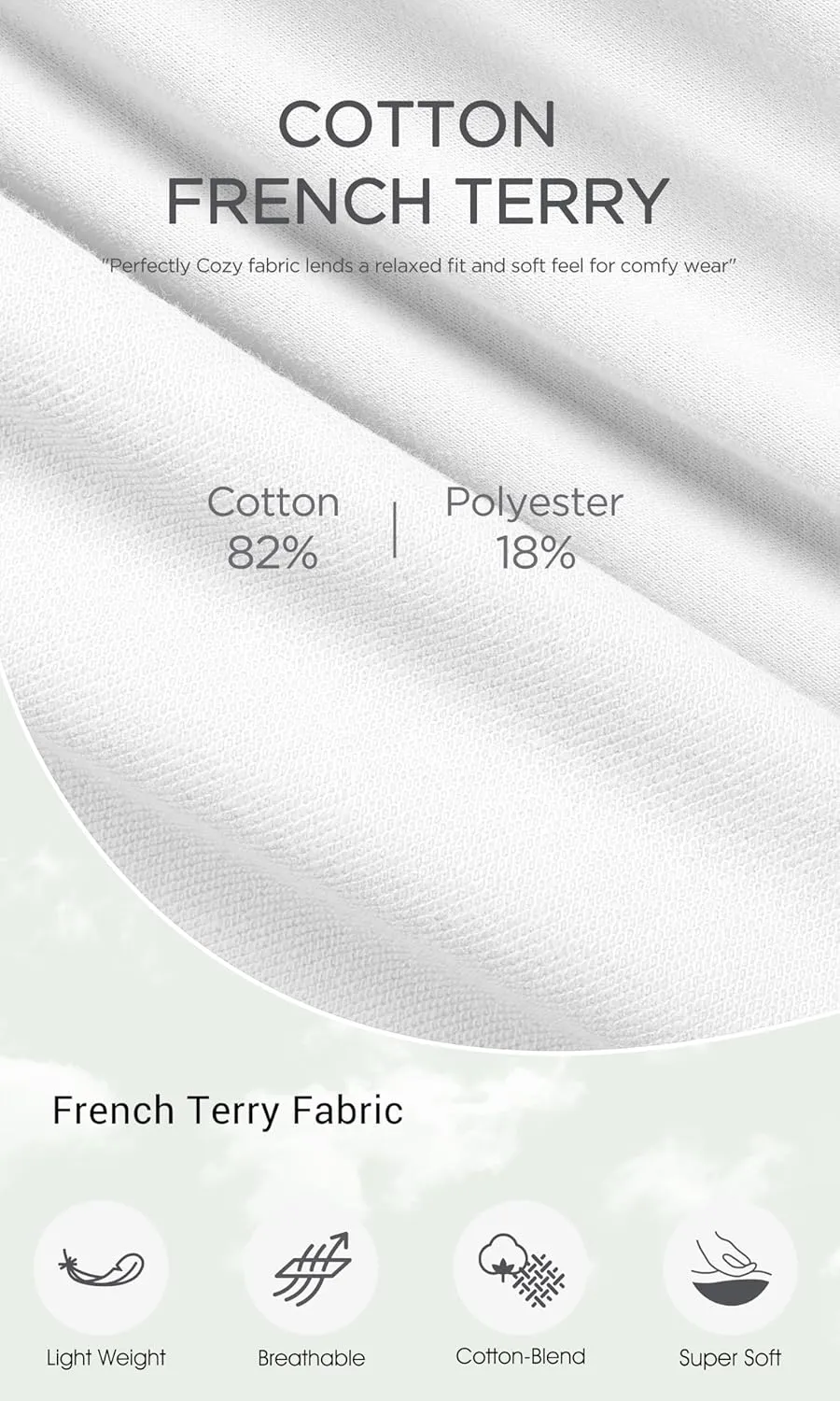 ODODOS Women's Sweat Shorts Cotton French Terry Curved Hem Workout Casual Relaxed Lounge Shorts with Pockets