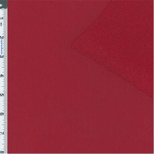 Red Polartec Single Layer Jersey/Texture Grid Fabric