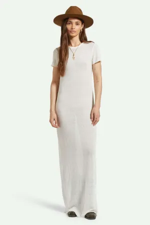 Sheer Knit Dress - Off White
