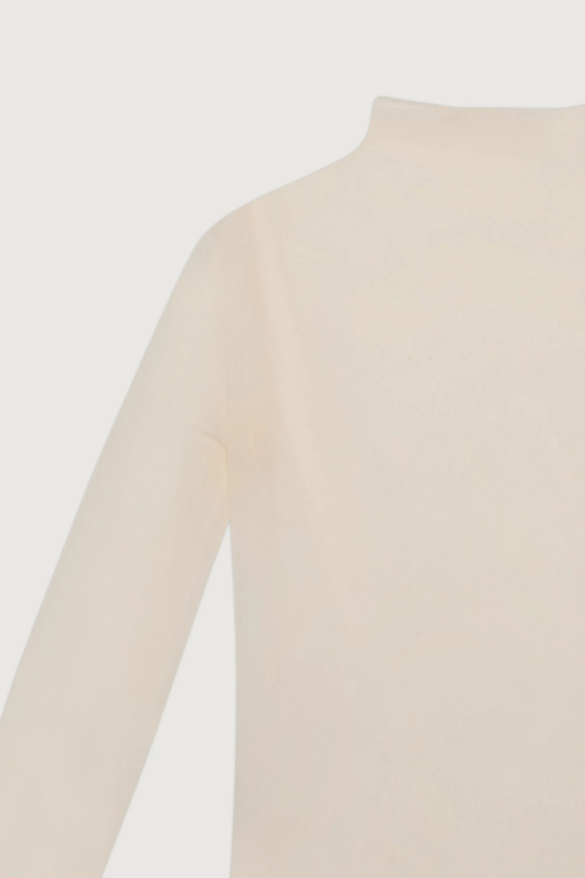SHEER MOCKNECK TOP