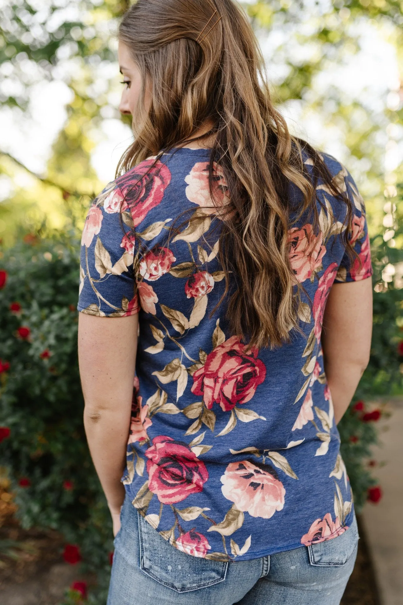 Simply Floral In Navy