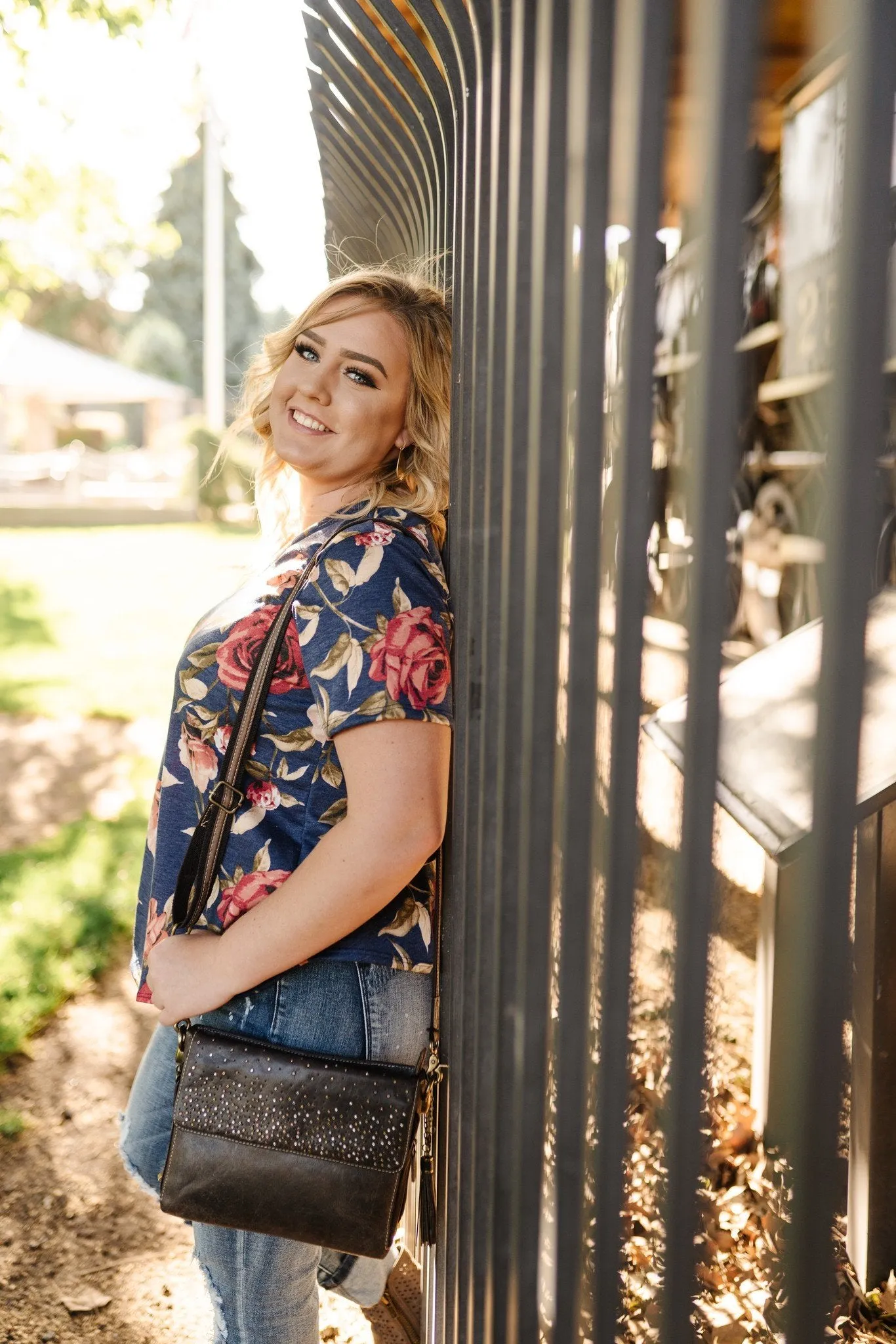 Simply Floral In Navy