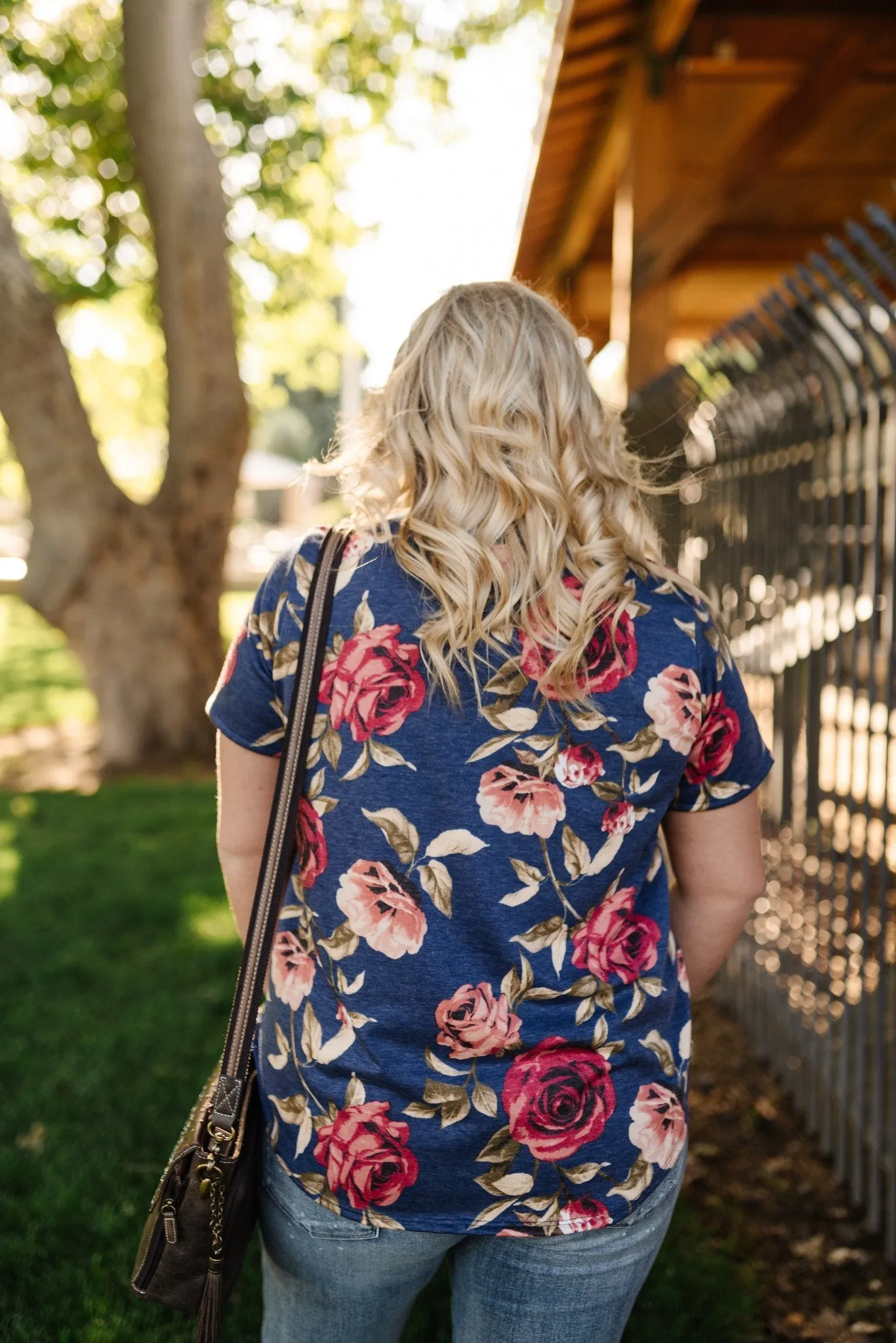 Simply Floral In Navy