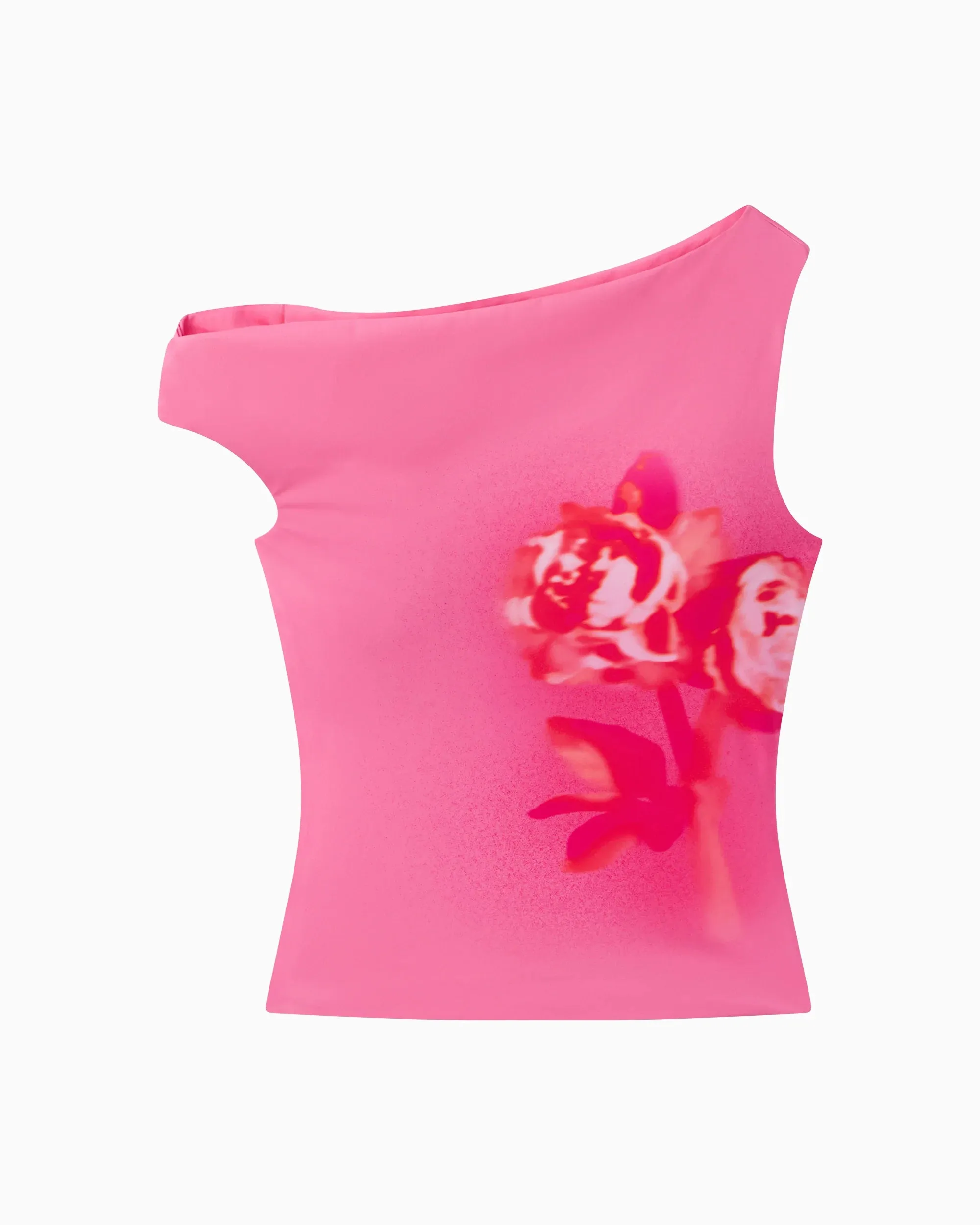 Smooth Stretch Asymmetrical Top