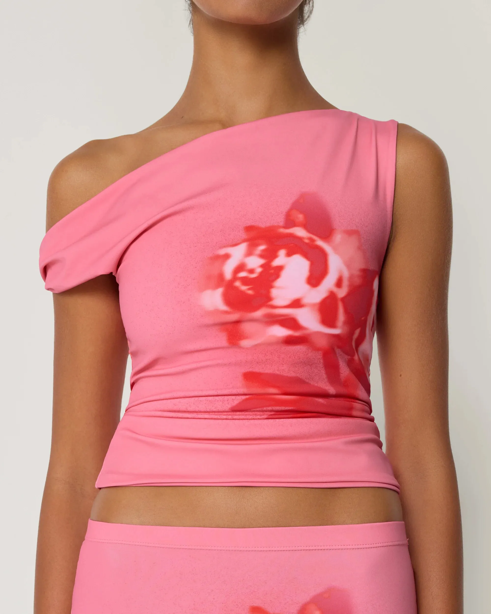 Smooth Stretch Asymmetrical Top