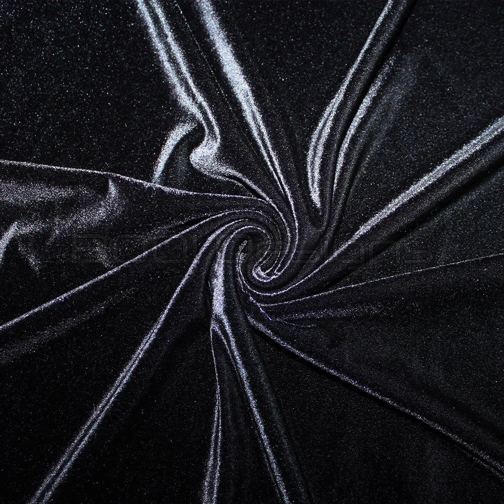 Smooth Stretch Velvet Black