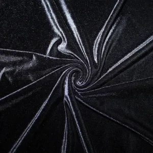 Smooth Stretch Velvet Black