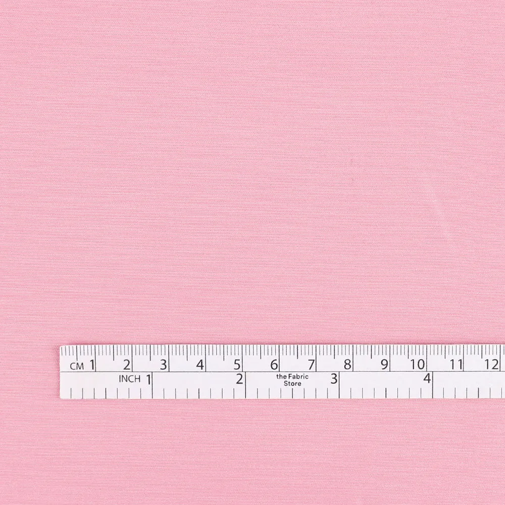 Smooth Stretch Viscose Suiting - Bubblegum